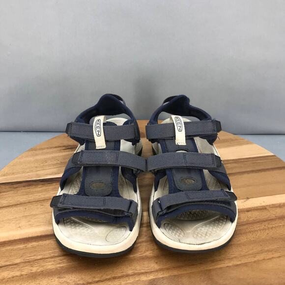 Keen Astoria West Open Toe Sandals Womens Size 9 Navy Blue Adjustable - Picture 2 of 8